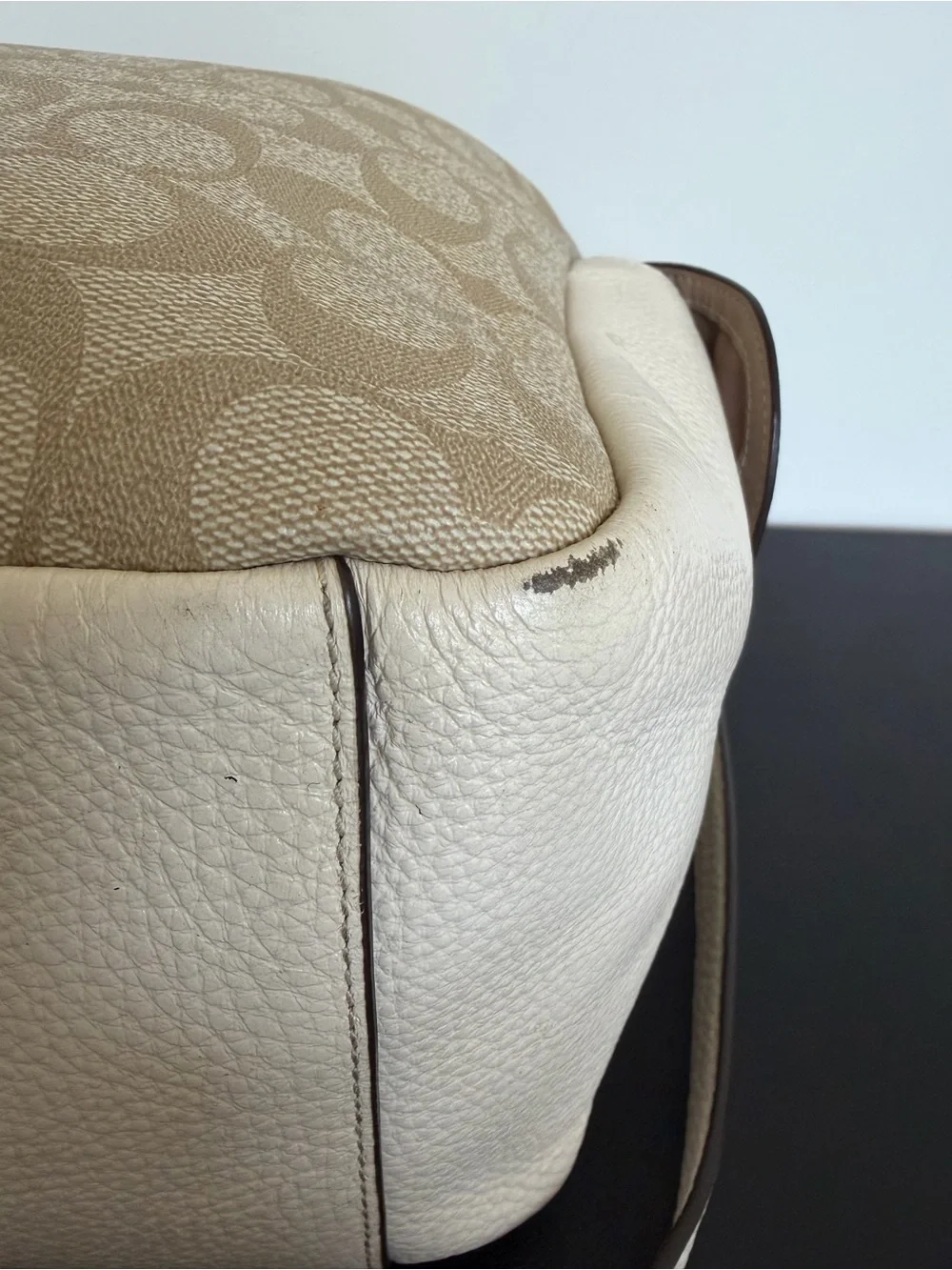 Coach C1523 Signature Jacquard Convertible Hobo Shoulder Crossbody Bag